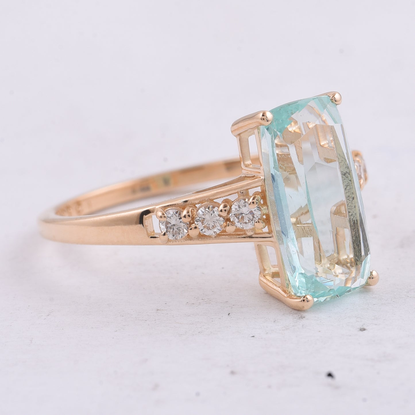 2.48 Ct Cushion Natural Emerald 14K Gold Ring