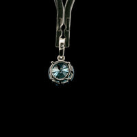 1.97 Carats Blue Lab Grown Diamond 14K Gold Pendant