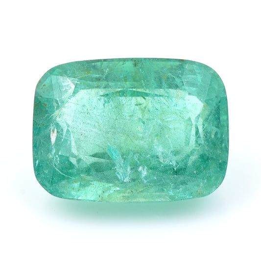 8.99 Natural Beryl Emerald Rectangular Cushion Mixed Cut Gemstone