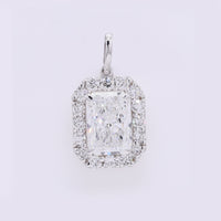 2.38 Carats Lab Grown Diamond 14K Gold Pendant