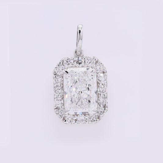 2.38 Carats Lab Grown Diamond 14K Gold Pendant