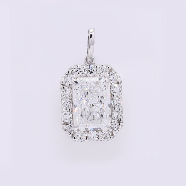 2.38 Carats Lab Grown Diamond 14K Gold Pendant