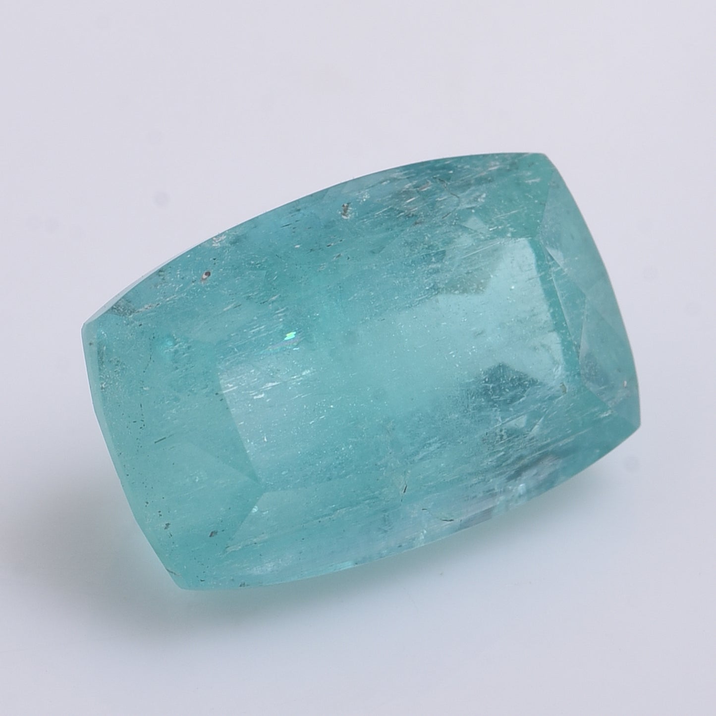 5.47 Natural Beryl Emerald Rectangular Cushion Mixed Cut Gemstone