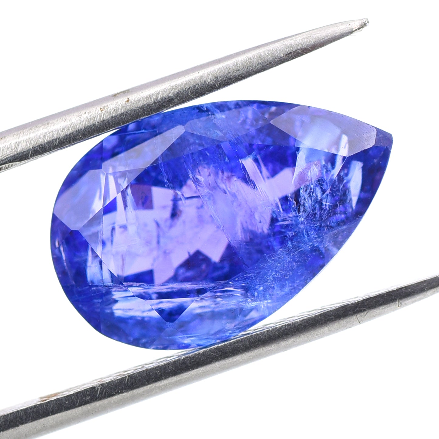5.23 Natural Zoisite Tanzanite Pear Mixed Cut Gemstone
