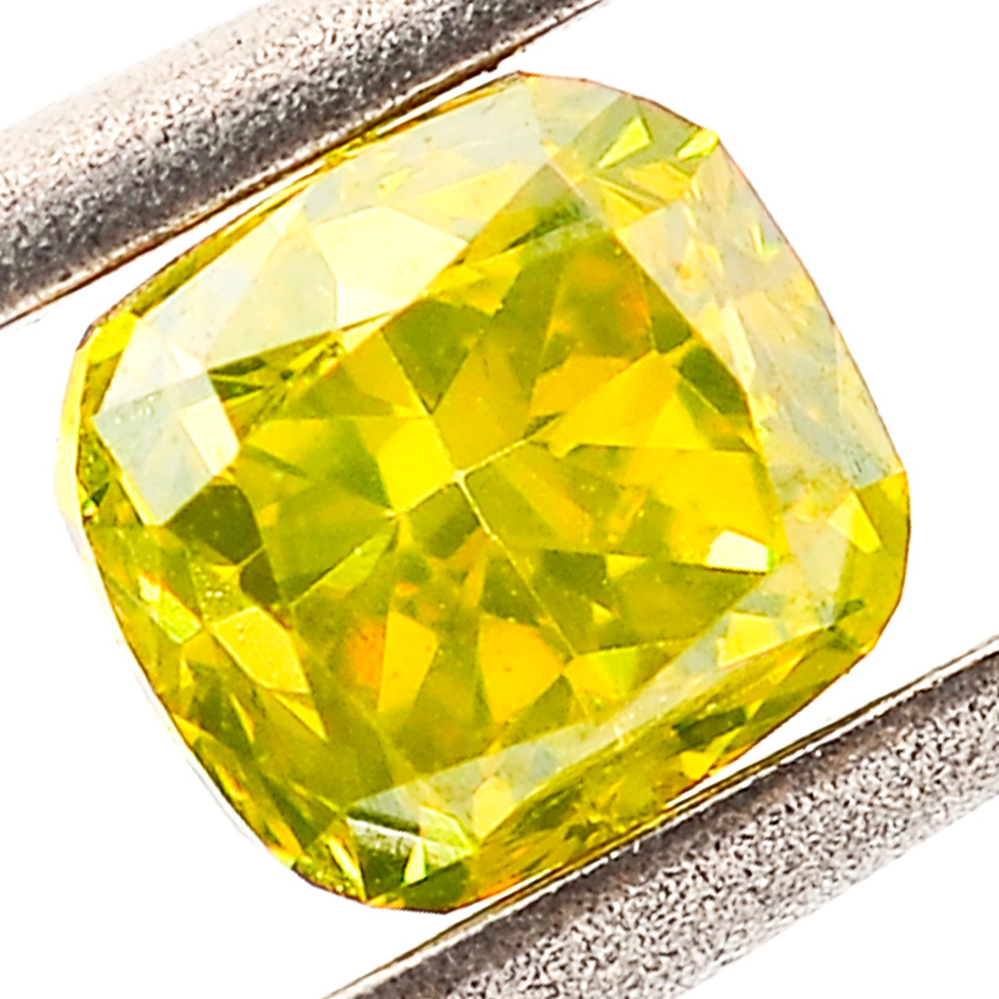 0.39 Yellow Diamond Cushion Loose Diamond