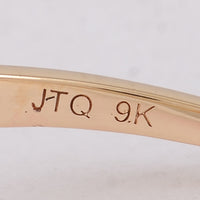 3.62 Ct Trillion Tourmaline 9K Gold Ring