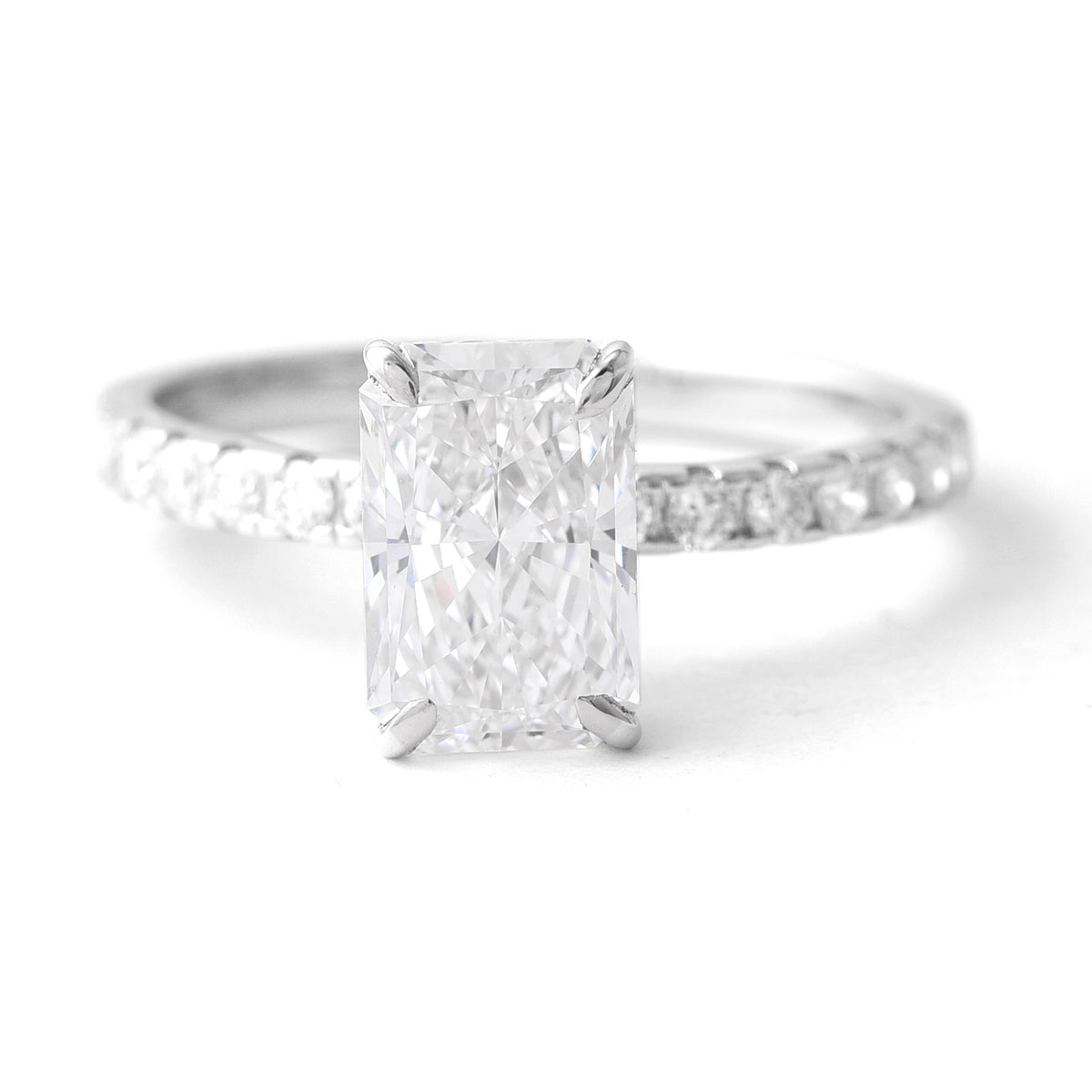 2.84 Carats Lab Grown Diamond 14K Gold Ring
