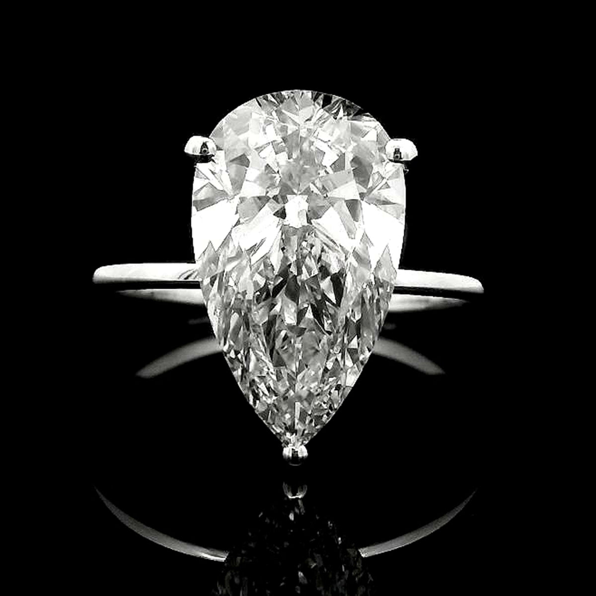 4.51 Carats Lab Grown Diamond 14K Gold Ring