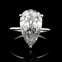4.51 Carats Lab Grown Diamond 14K Gold Ring