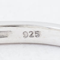 0.38 Ct Round Cubic Zirconia 925 Sterling Silver Ring