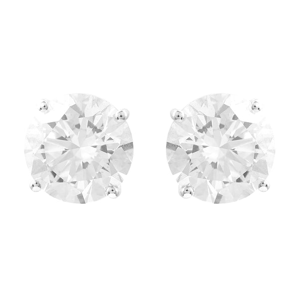3.11 Carats Lab Grown Diamond 14K Gold Earrings
