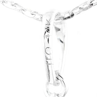 2.56 Carats Pink Lab Grown Diamond 14K Gold Pendant