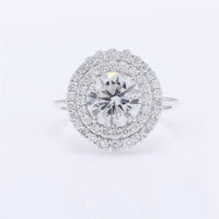 2.80 Carats Lab Grown Diamond 14K Gold Ring