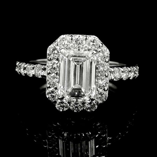 2.78 Carats Lab Grown Diamond 14K Gold Ring