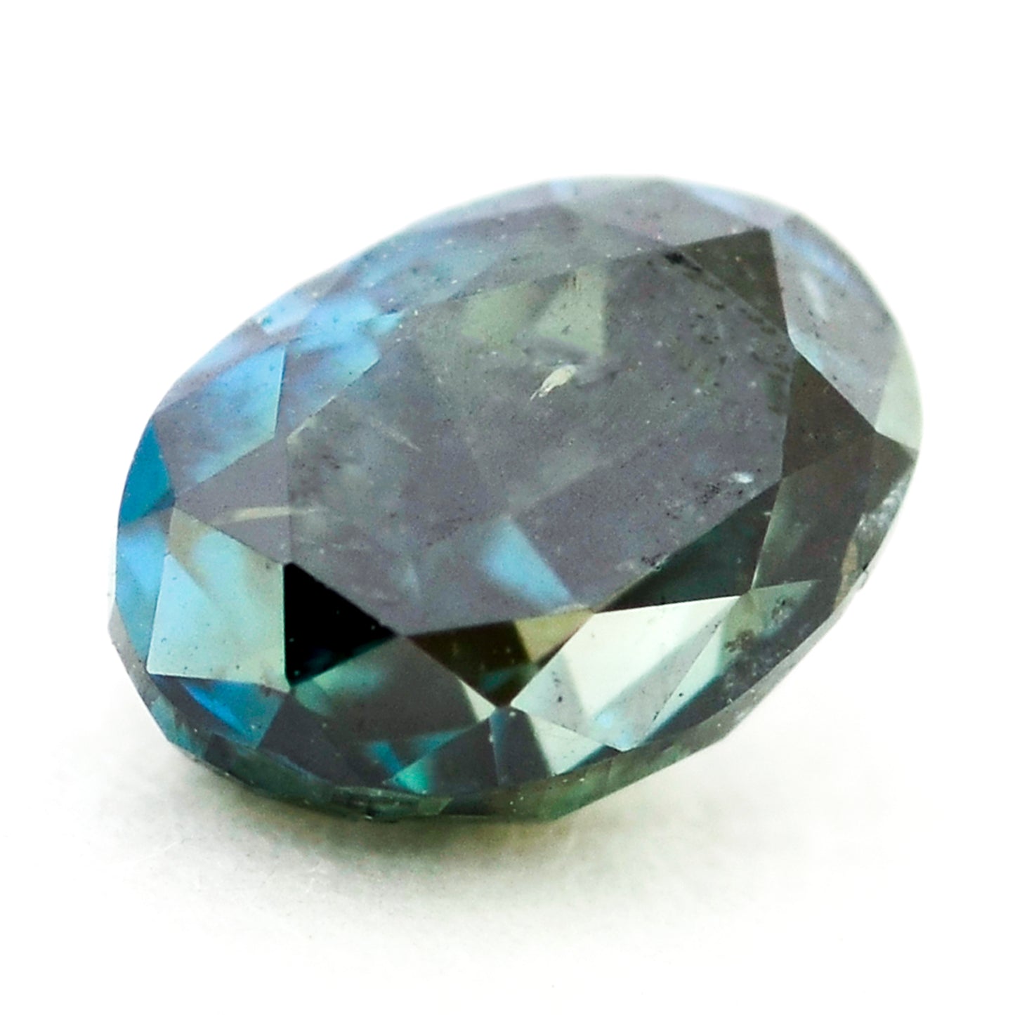 0.36 Blue Diamond Oval Loose Diamond