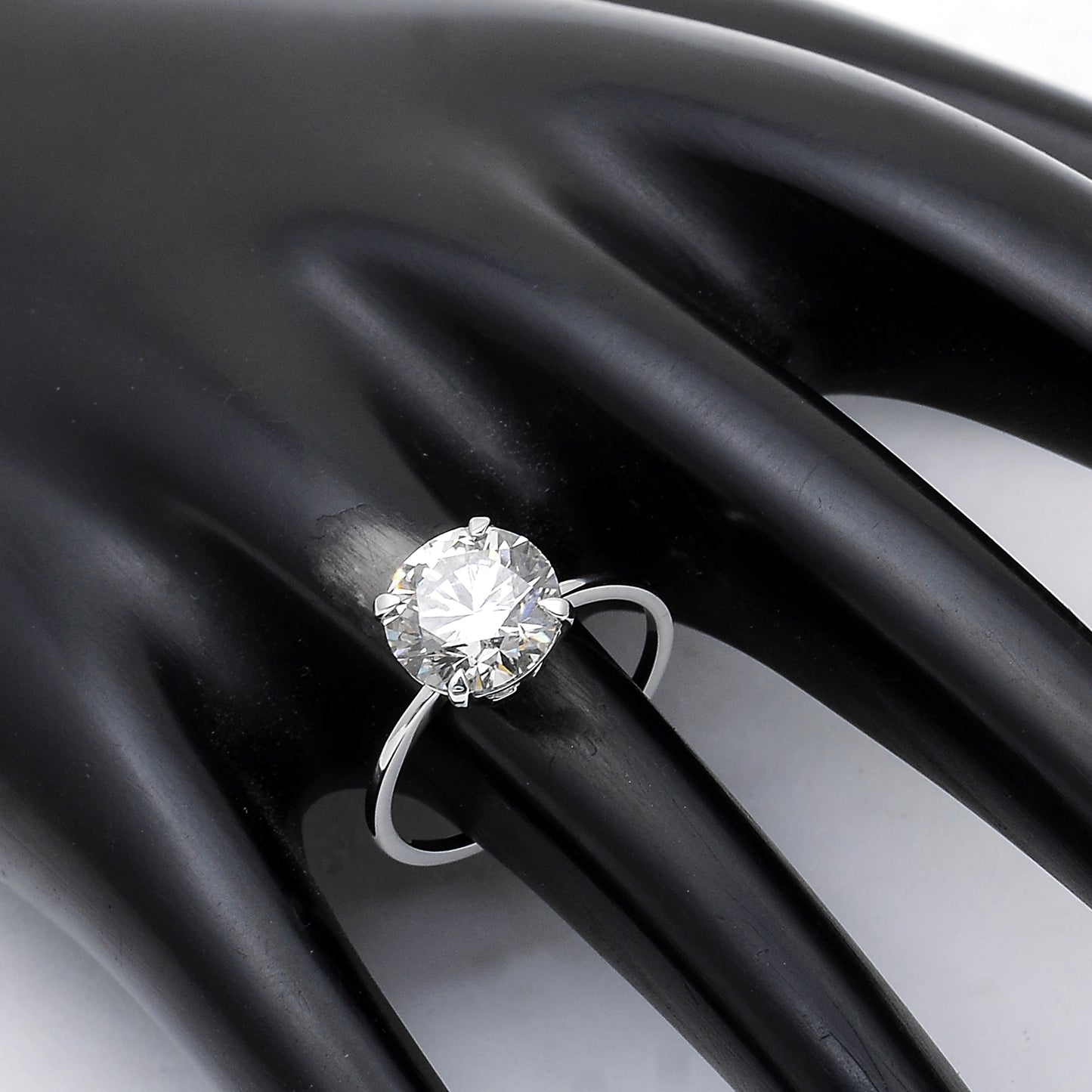 3.00 Carats Lab Grown Diamond 14K Gold Ring