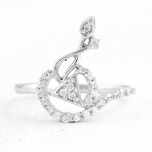 0.88 Ct Cubic Zirconia 925 Sterling Silver Ring