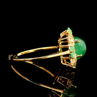 2.33 Ct Oval Emerald 14K Gold Ring