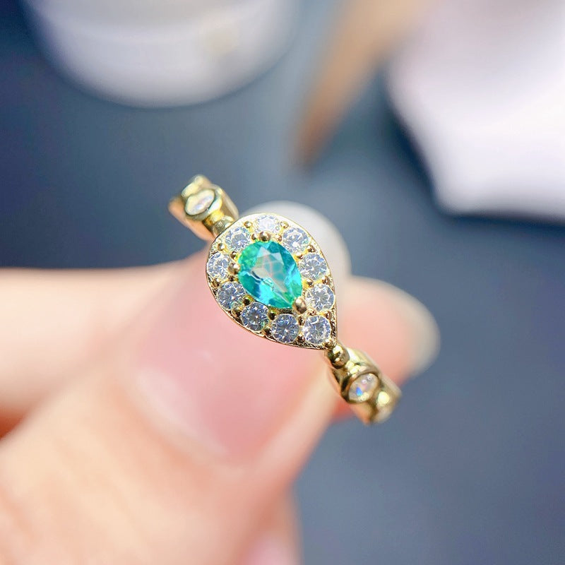 Blue Topaz 925 Sterling Silver Ring