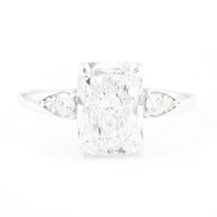 3.69 Carats Lab Grown Diamond 14K Gold Ring