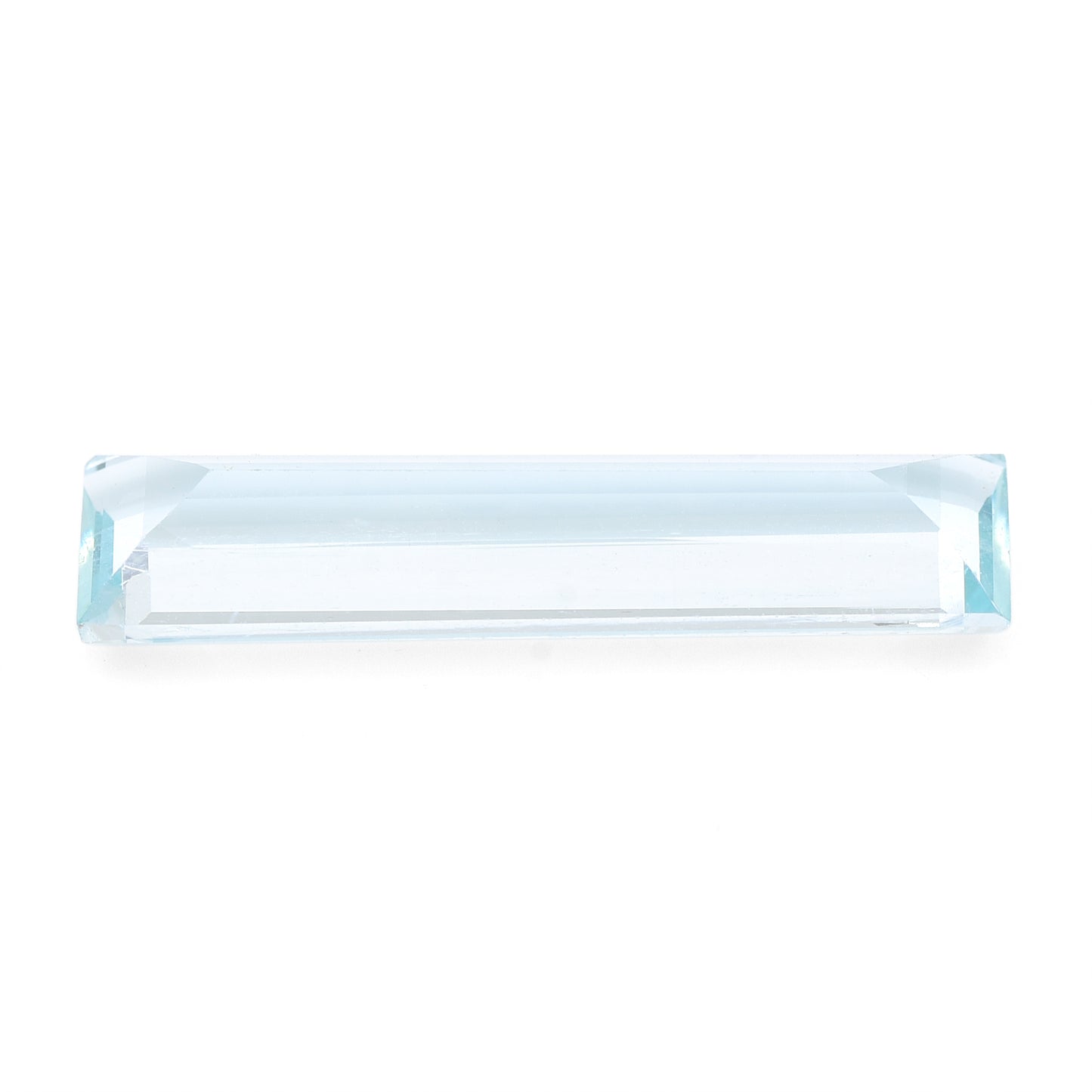 4.02 Natural Beryl Aquamarine Rectangular Step Cut Gemstone