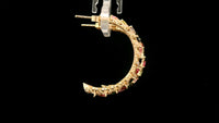 2.22 Ct Marquise Tourmaline 14K Gold Earrings