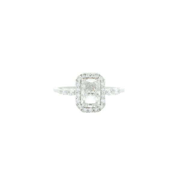 1.33 Carats Lab Grown Diamond 14K Gold Ring