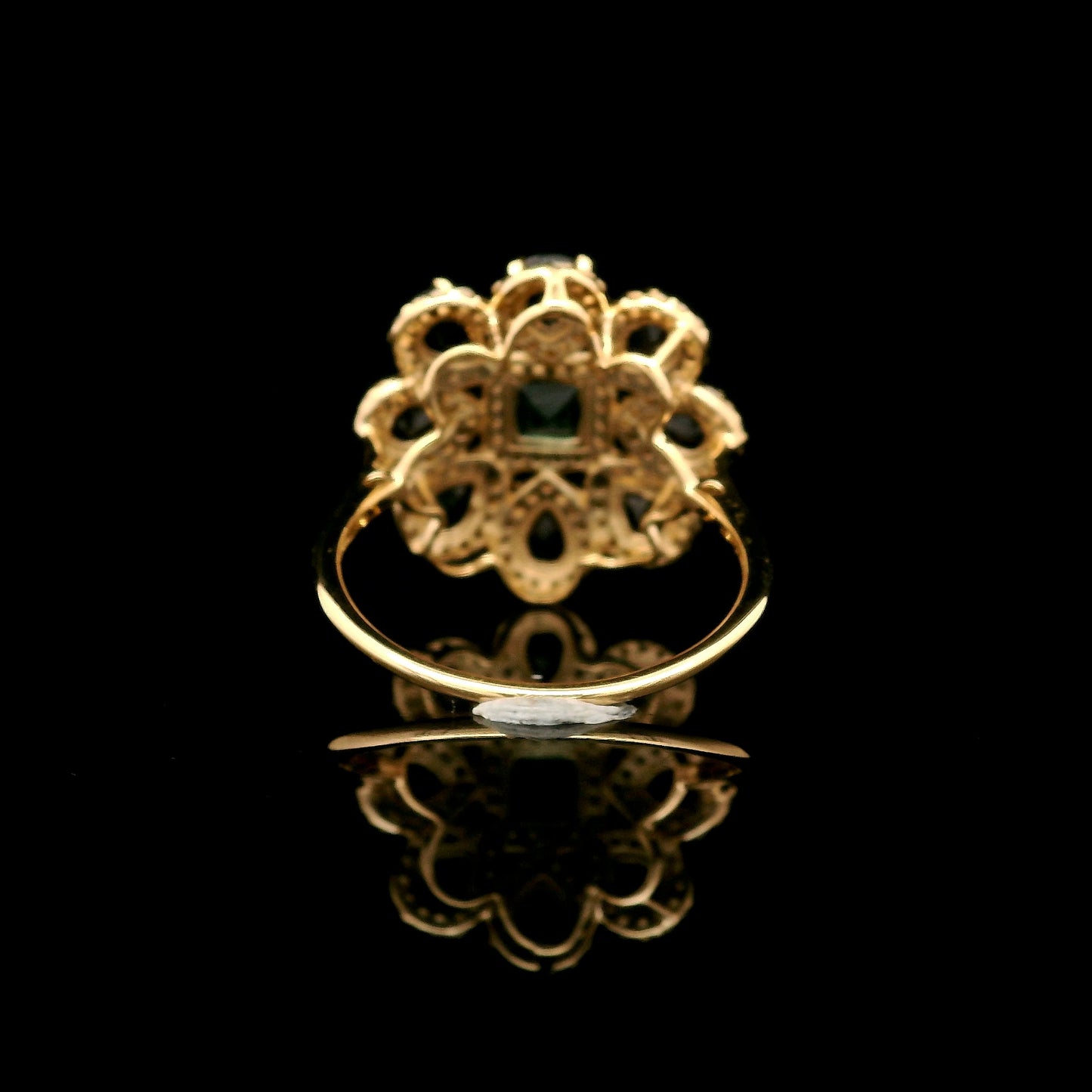 2.01 Ct Square Tourmaline 14K Gold Ring