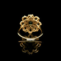 2.01 Ct Square Tourmaline 14K Gold Ring