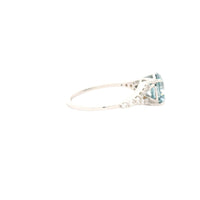 2.25 Carats Blue Lab Grown Diamond 14K Gold Ring