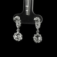 3.72 Carats Lab Grown Diamond 14K Gold Earrings