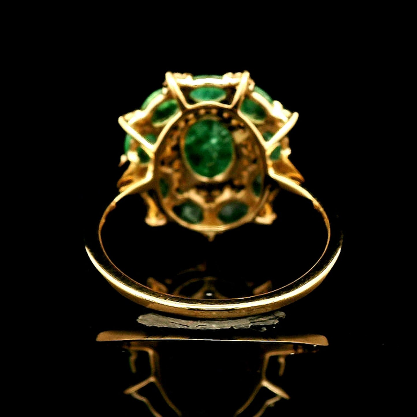 2.39 Ct Oval Emerald 14K Gold Ring