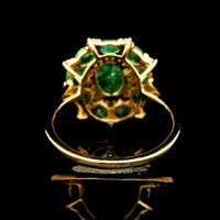 2.39 Ct Oval Emerald 14K Gold Ring