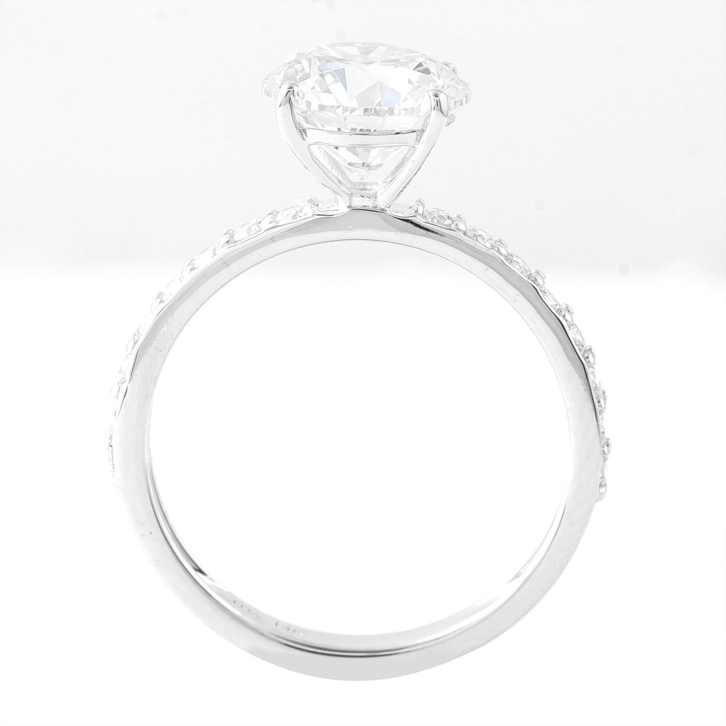 2.84 Carats Lab Grown Diamond 14K Gold Ring