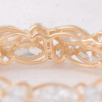 2.79 Carats Lab Grown Diamond 14K Gold Ring