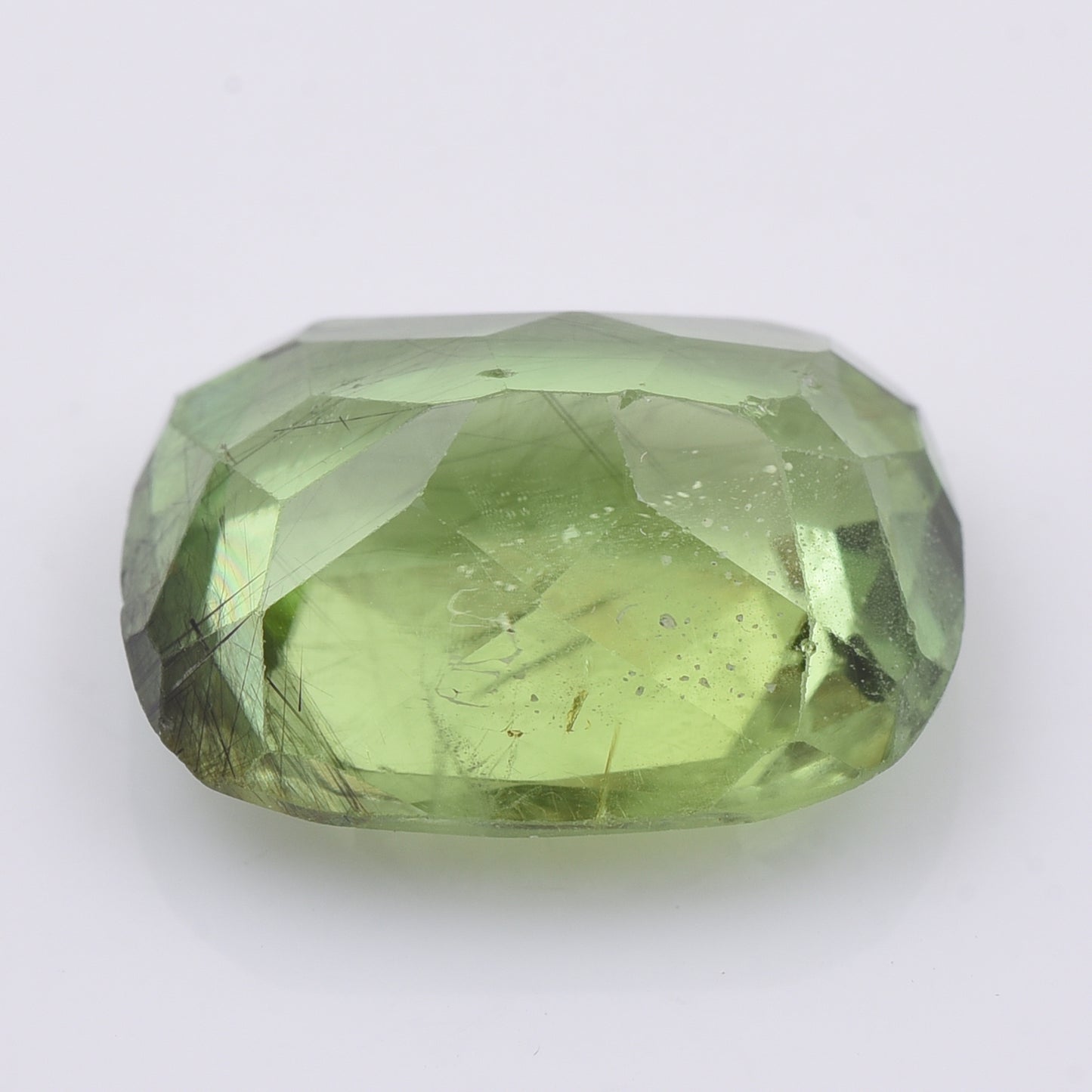 9.26 Natural Peridot Rectangular Cushion Mixed Cut Gemstone