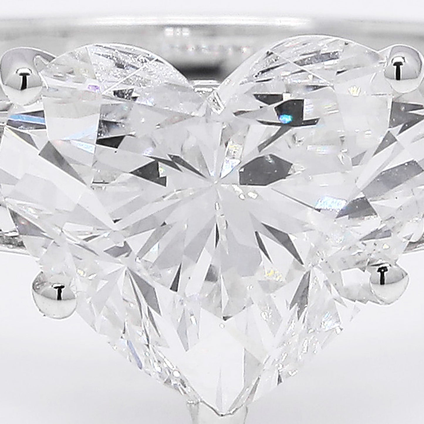 2.07 Ct Heart Brilliant Lab Grown Diamond 14K Gold Ring
