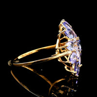 2.88 Ct Round Tanzanite 14K Gold Ring