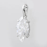 2.04 Carats Lab Grown Diamond 14K Gold Pendant