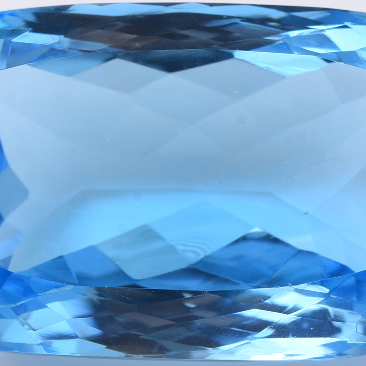 61.47 Natural Topaz Blue Topaz Rectangular Cushion Mixed Cut Gemstone