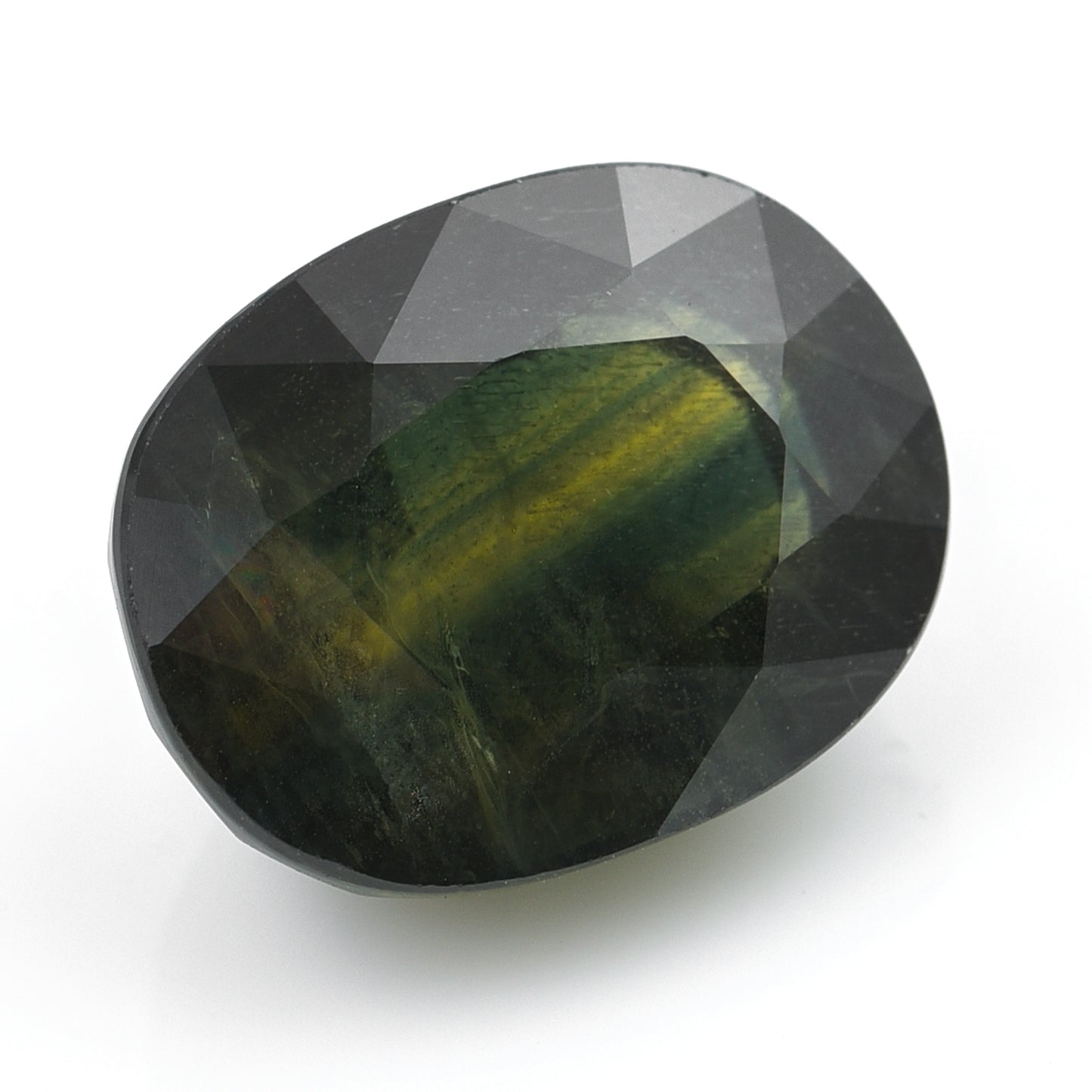 9.73 Natural Corundum Green Sapphire Rectangular Cushion Mixed Cut Gemstone