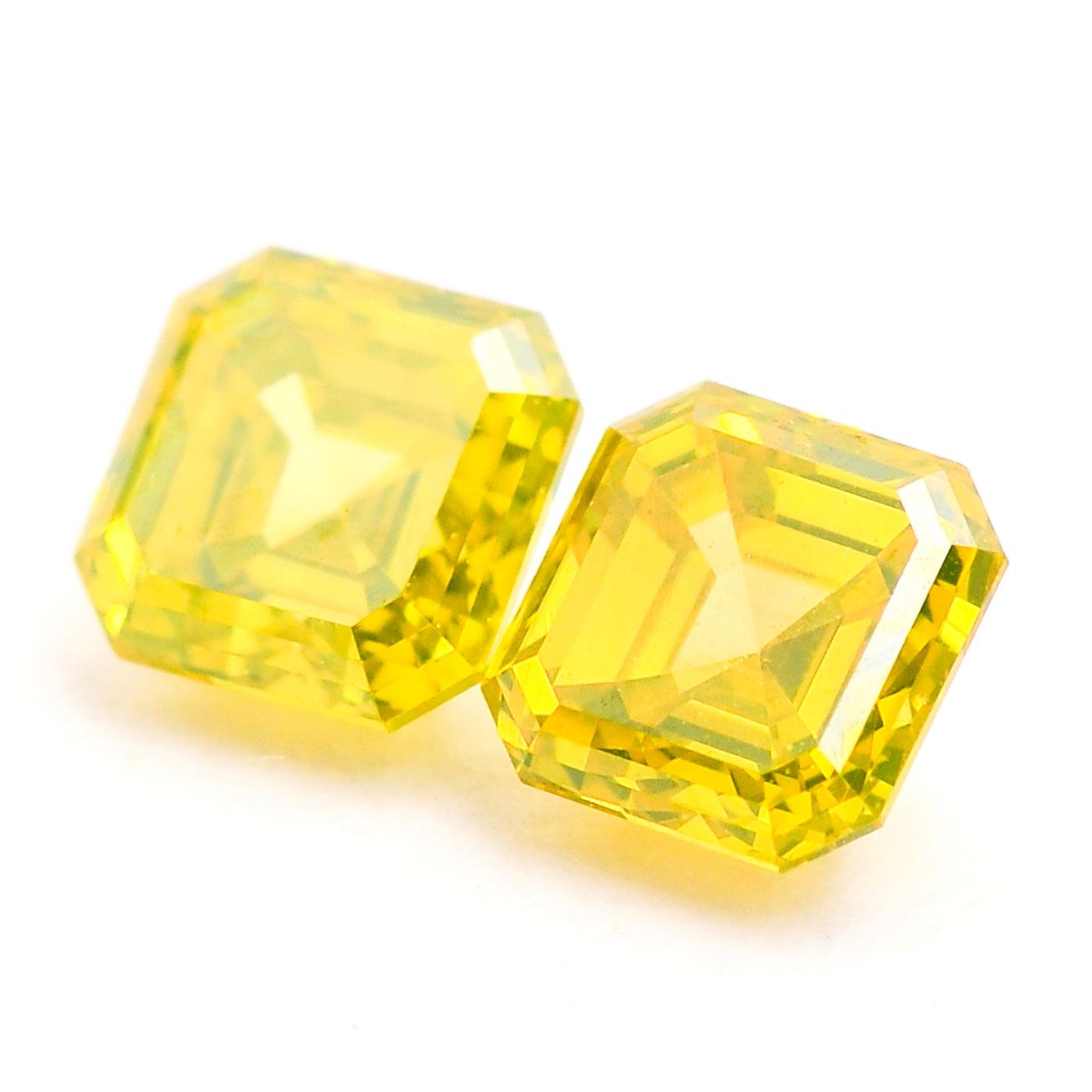 0.49 Yellow Diamond Octagon Loose Diamond