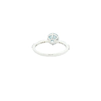 1.65 Carats Blue Lab Grown Diamond 14K Gold Ring
