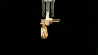 1.64 Ct Pear Tourmaline 14K Gold Earrings