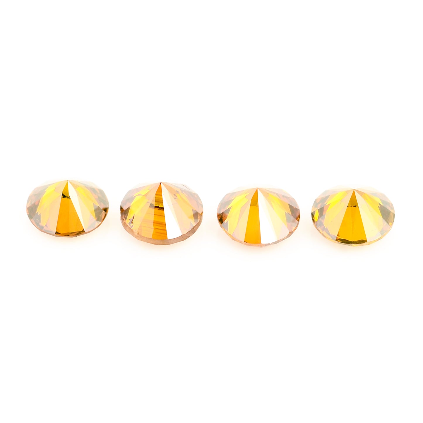 0.69 Red Diamond Round Loose Gemstone