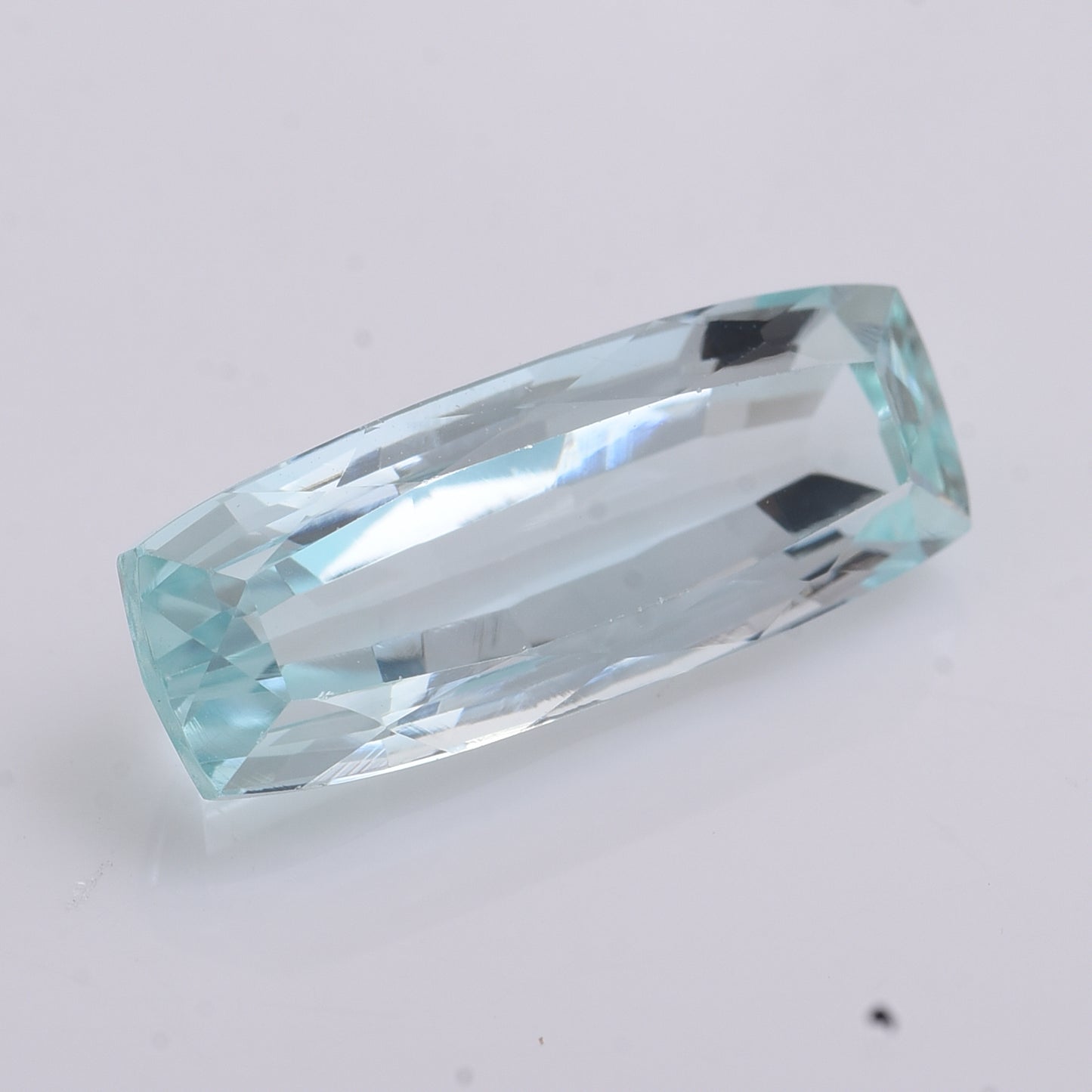 4.12 Natural Beryl Emerald Rectangular Cushion Mixed Cut Gemstone