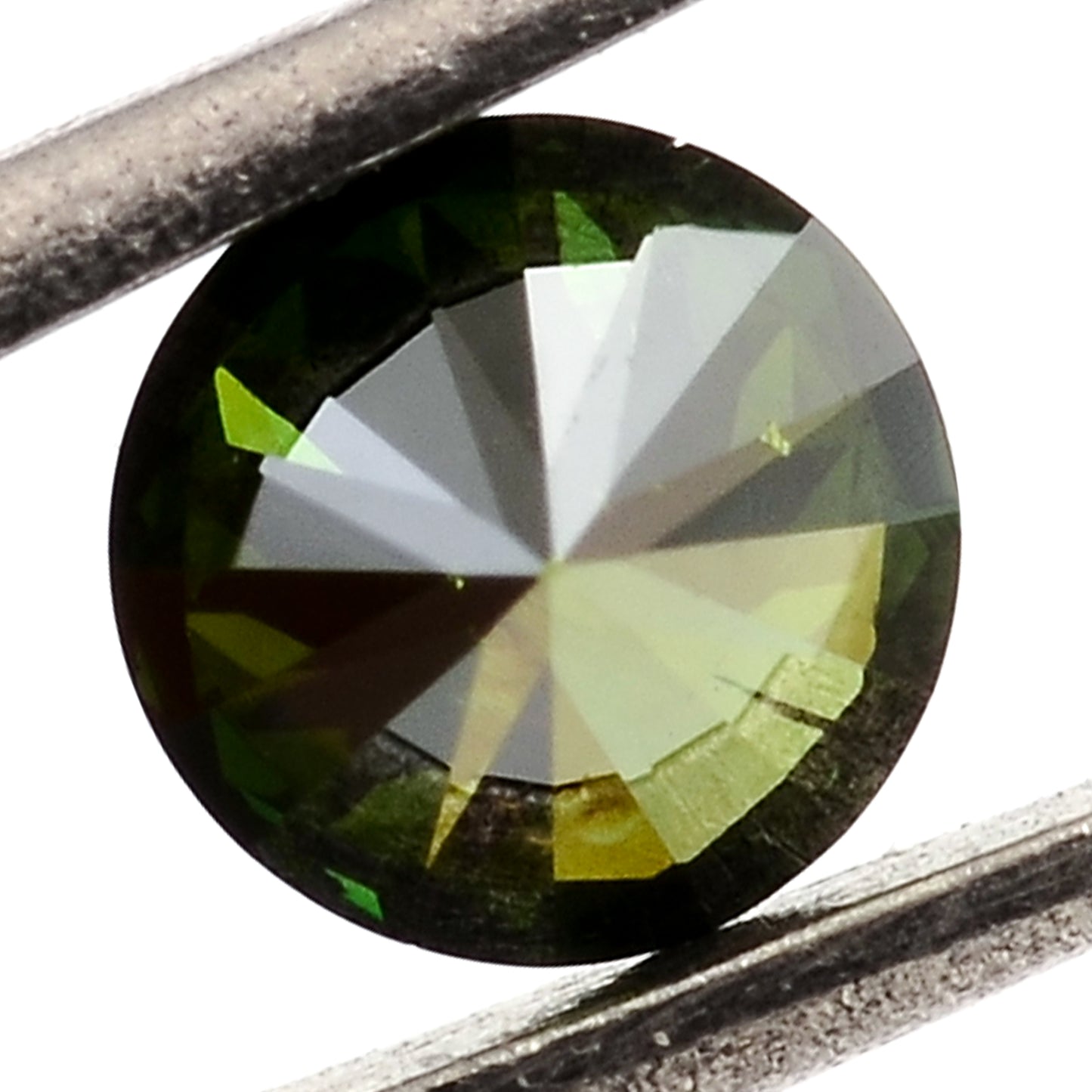 0.73 Green Diamond Round Loose Gemstone