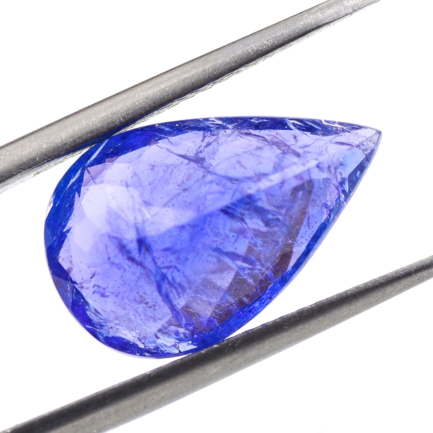 5.83 Natural Zoisite Tanzanite Pear Mixed Cut Gemstone