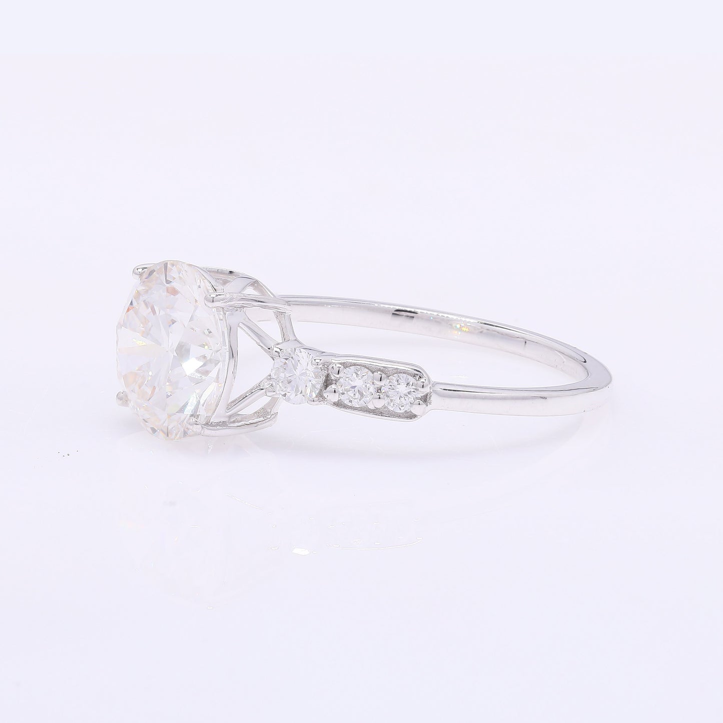 2.31 Carats Lab Grown Diamond 14K Gold Ring