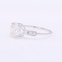 2.31 Carats Lab Grown Diamond 14K Gold Ring